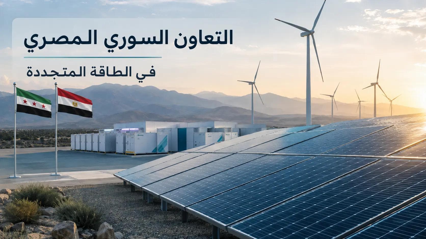 وفد سوري يزور مصر لتعزيز التعاون في الطاقة المتجددة وكفاءة الطاقة