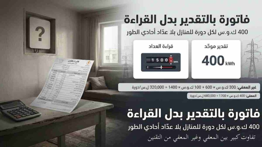 فاتورة الكهرباء في سورية