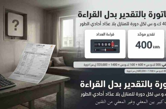 فاتورة الكهرباء في سورية