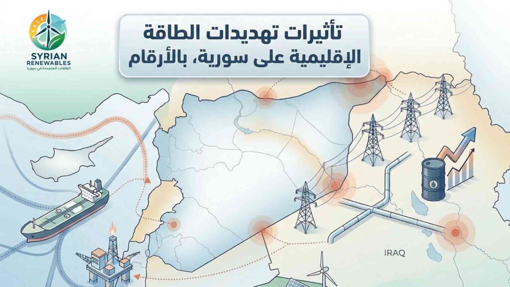 تأثير التصعيد الإقليمي على قطاع الطاقة في سورية بالأرقام