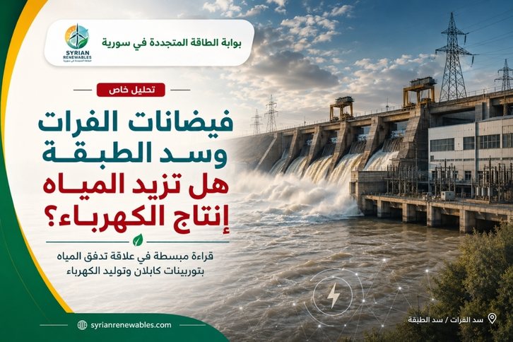 فيضانات الفرات وسد الطبقة: هل تزيد المياه إنتاج الكهرباء؟